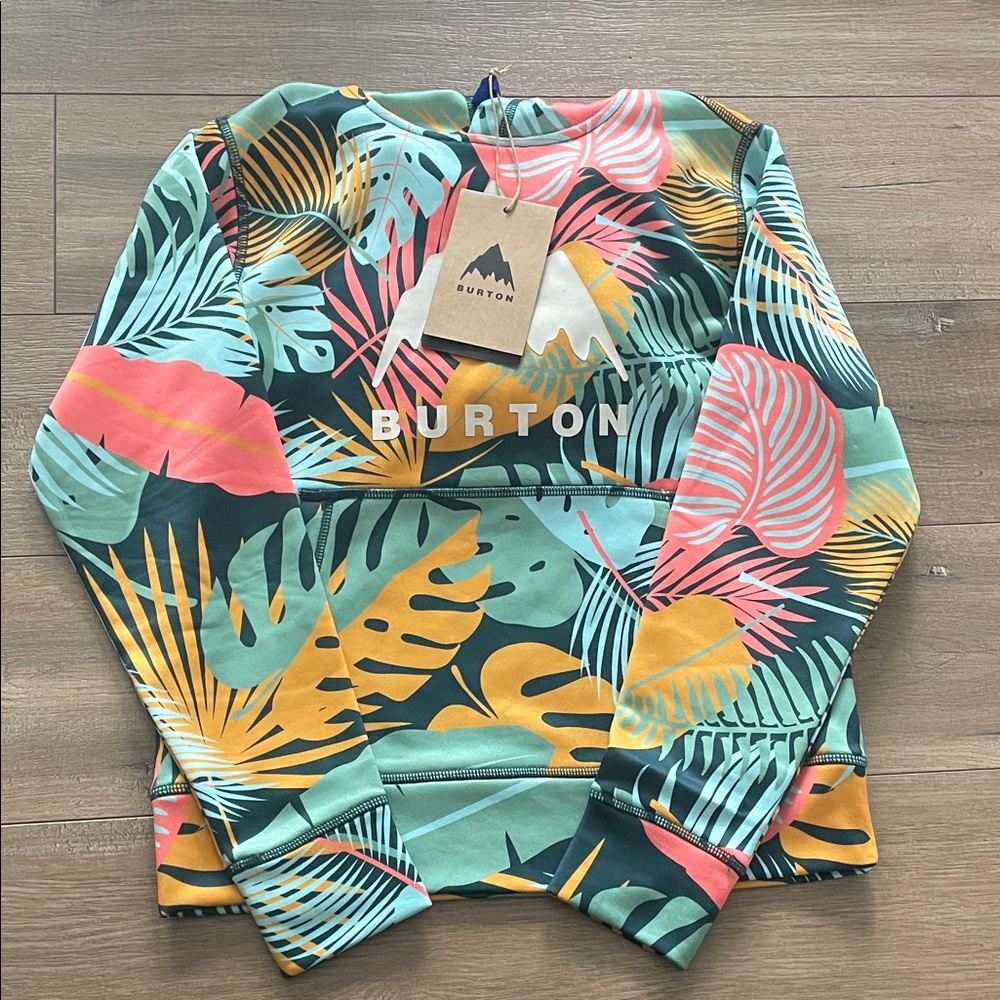 Burton Multicolor Tropical Print Kids Sweatshirt